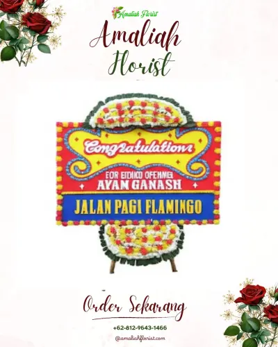 Bunga Papan Congratulation di Pemping